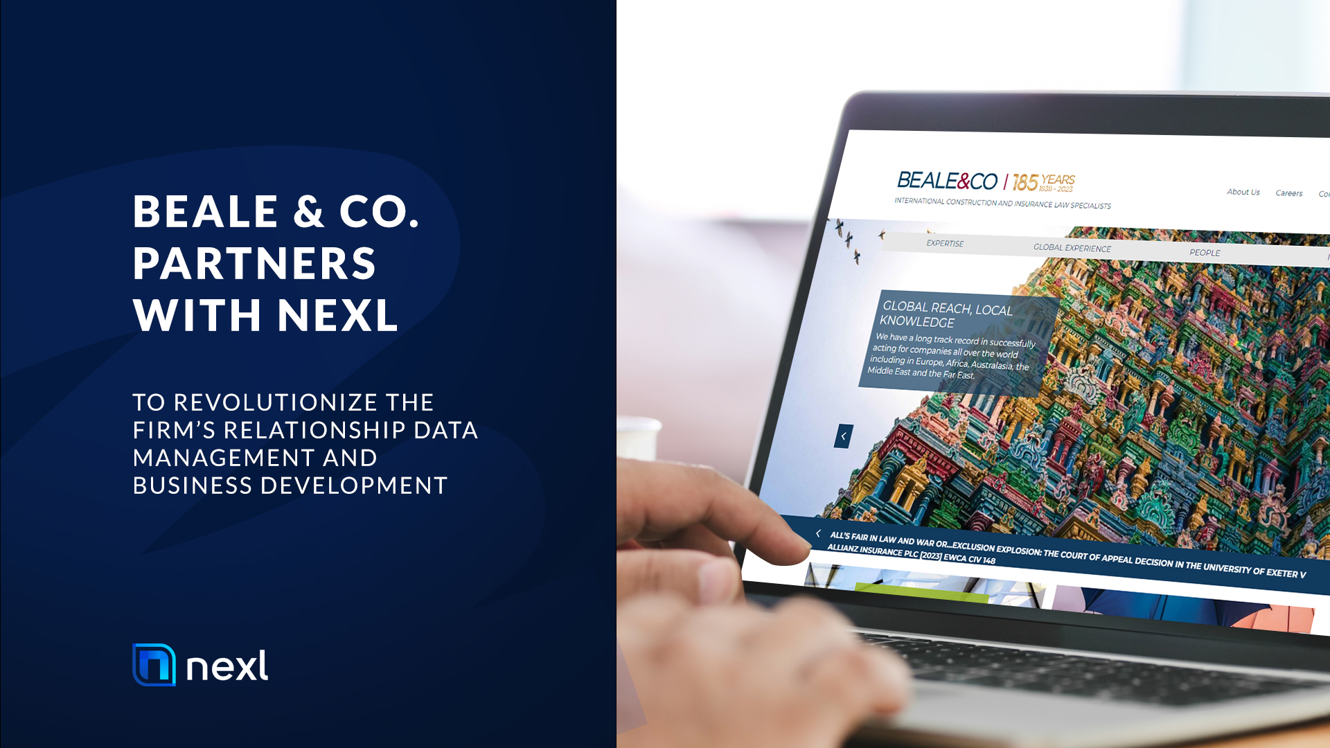 Beale & Co Partnership with Nexl