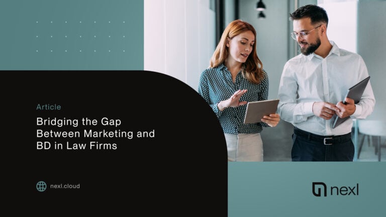 Bridging the Gap Between Marketing and BD in Law Firms
